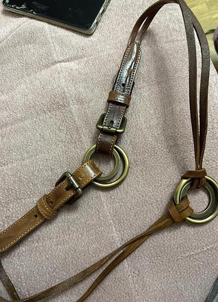 Ремень пояс кожа massimo dutti 7