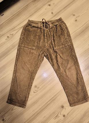 Вельветовые брюки zara baby на мальчика / девочку 110 см (4-5 лет)