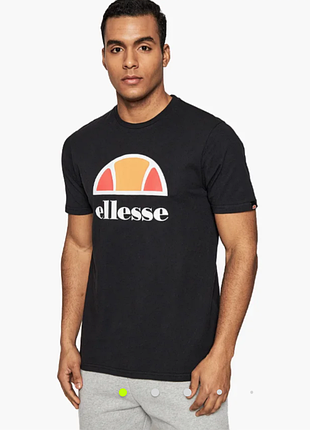 Черная трикотажная футболка ellesse p.3xl