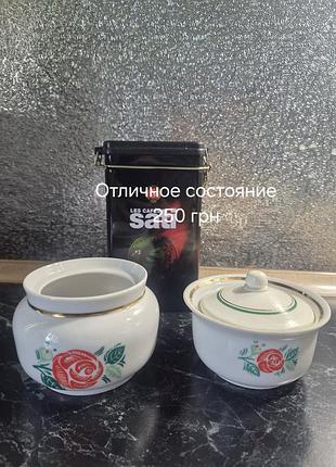 Кофейник фарфоровый с рисунком 6
