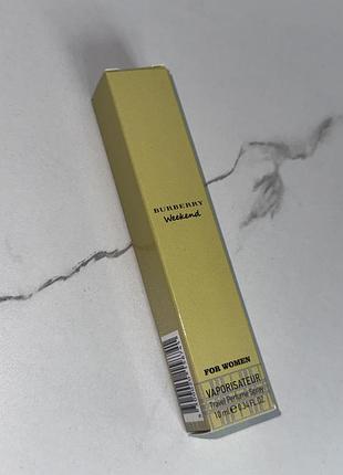 Жіночі парфуми burberry weekend духи шлейфові 10 мл