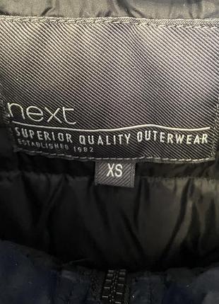 Пуховик next розмір xs 2