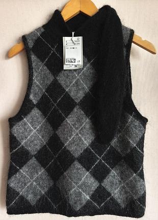 Жилет h&m wool, mohair 3
