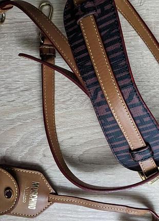Аксесуари для сумок moschino, плечовий ремінь з брелоками