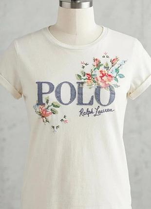 Футболка базова з вишивкою polo ralth lauren