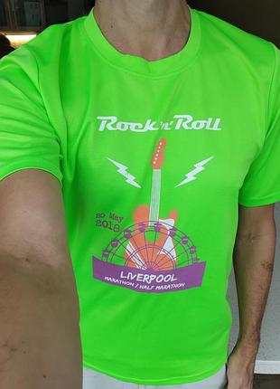 Мужская спортивная футболка rock. n' roll. marathon series m