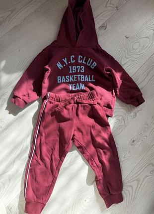 Утеплений костюм h&m на 3 4 роки