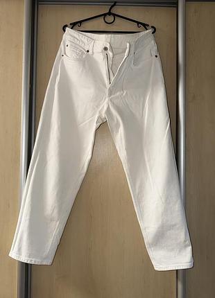 Джинси жіночі h&m білі straight