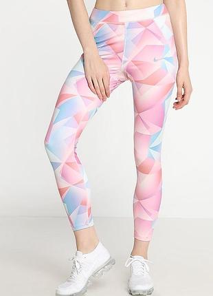Рефлективні жіночі лосіни nike dri fit, розмір s