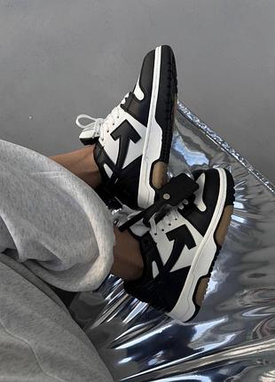 Кросівки жіночі off w hite x out of office | black / white / gum premium