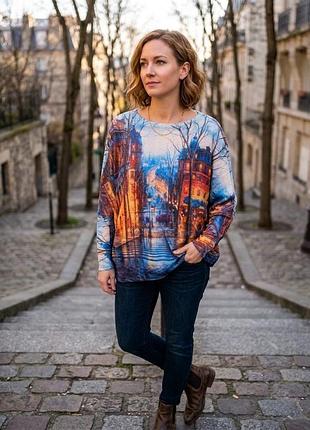 Новая женская кофта джемпер sm 10 12 полиэстер шерсть итальялия