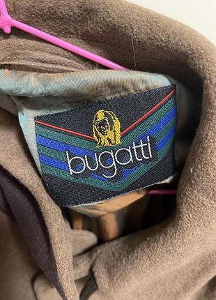 Пальто чоловіче bugatti вінтажне коричневе 2