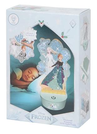 Набор для творчества ночник disney frozen из алмазной мозаики