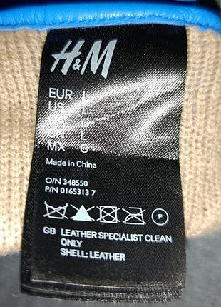 Кожаные перчатки h&m 6