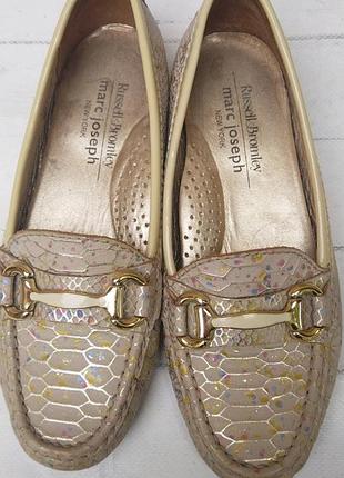 Russell & bromley grand snaffle trim кожаные мокасины,36.5-37 4