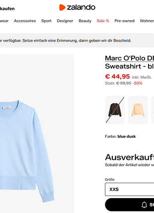 Світшот marc o'polo denim (м) 10