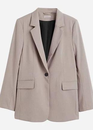 Базовий подовжений піджак оверсайз h&m