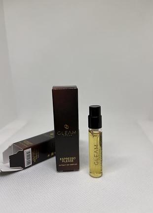 Оригинальный пробник espresso please gleam perfume
