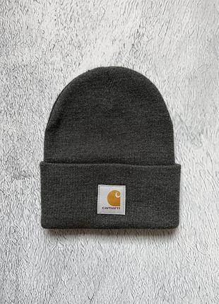 Вінтажна шапка carhartt, культова модель сірого кольору