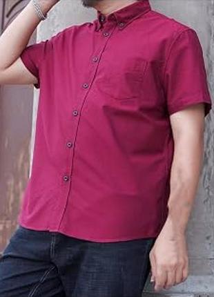 Чоловіча оксфордська сорочка marks & spencer (laundered oxford), розмір 2xl