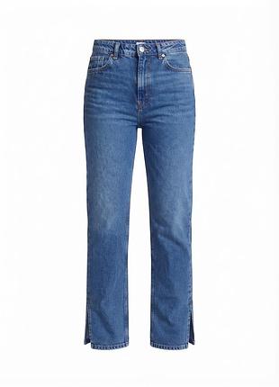 Стильные синие джинсы с разрезами снизу b.a.n.g. jeans