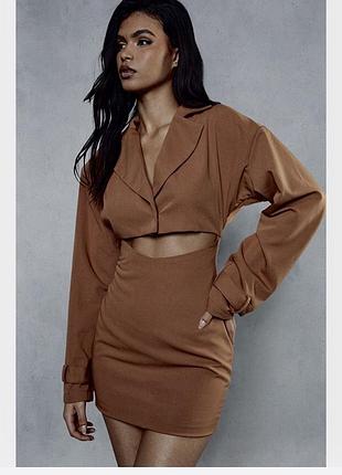 Missguided! розкішне платя/актуальні плаття жіноча  сукня з вирізом