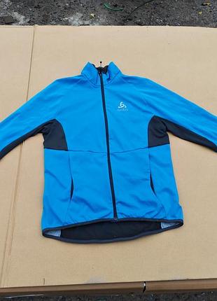 Кофта odlo aeolus element warm синя 2