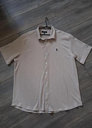 Чоловіче поло polo ralph lauren бежеве