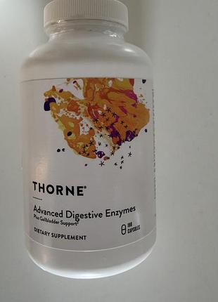 Біологічно активні речовини thorne advanced digestive enzymes, 180 капсул