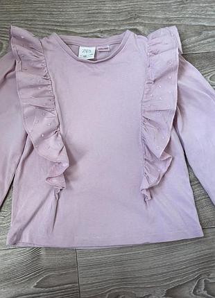 Реглан для дівчинки zara бузковий 2
