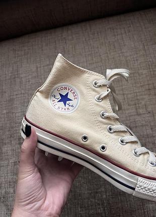 Кеди converse жовті високі 38 р 2