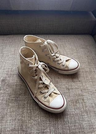 Кеди converse жовті високі 38 р