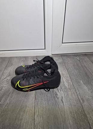 Бутси nike mercurial vapor 14 pro fg чорні 37.5 (23.5 см)