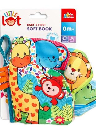 Развиваюча книжка для малюків addo play ltd ll my first soft book, 0+ міс нова