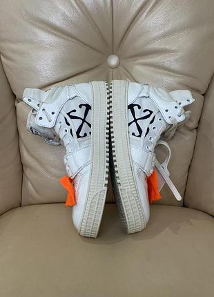 Оригінальні кросівки off-white 3.0 off-court high 'white/orange