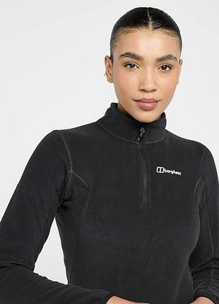 Кофта жіноча флісова berghaus hartsop half-zip micro fleece темно-сіра s