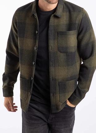 Овершот weird fish ryburn check over shirt плотна сорочка/куртка 2