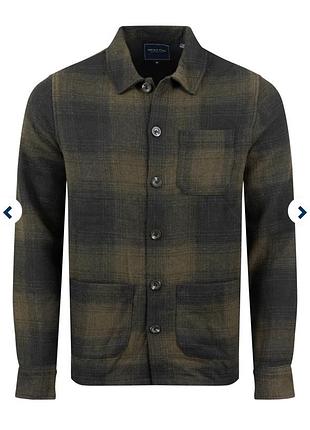 Овершот weird fish ryburn check over shirt плотна сорочка/куртка