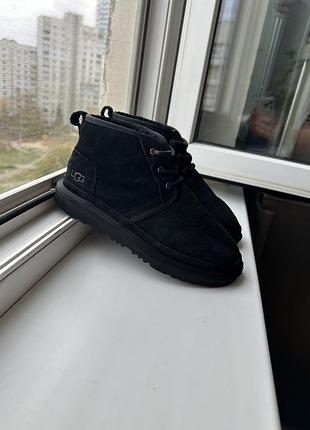 Замшевые ботинки ugg neumel зимние угги