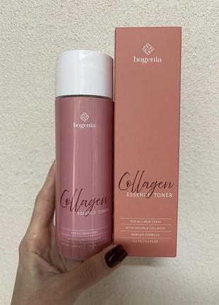 Тонік есенція для обличчя bogenia collagen