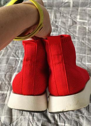 Женские кроссовки красные 37 - 38 4
