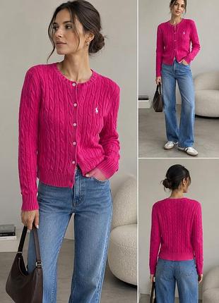 Женский кардиган polo ralph lauren размера l