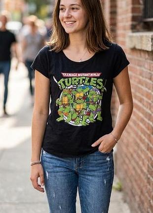 Футболка жіноча ninja turtles