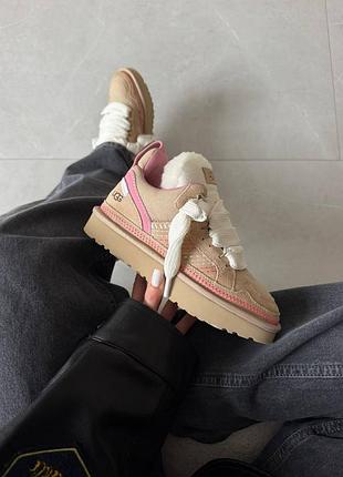 ❄️ женские угги ugg lowmel sneakers | meadow premium 7