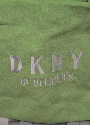 Зеленая сумка-шоппер dkny be delicious 3