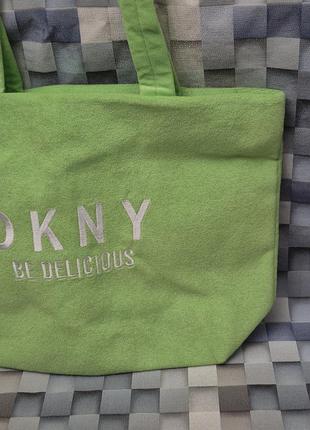 Зеленая сумка-шоппер dkny be delicious 5