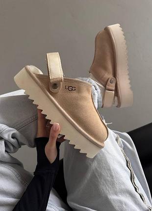 ❄️ женские угги ugg lanah clog platform sand premium 2