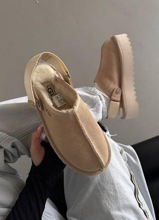 ❄️ женские угги ugg lanah clog platform sand premium 3