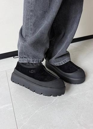 ❄️ женские угги ugg tasman weather hybrid | black premium