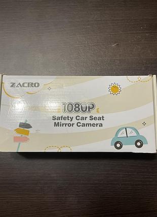 Відеокамера zacro 1080p safety car seat mirror camera